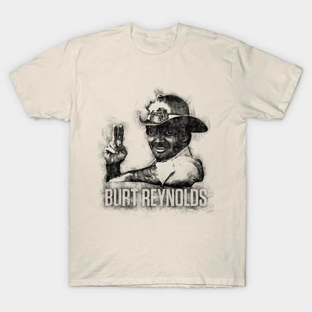 Burt Reynolds T-Shirt by The Chambers